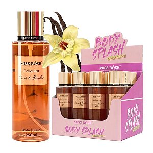 Miss Rose - Body Splash Chuva de Baunilha 250ml - 12 Und