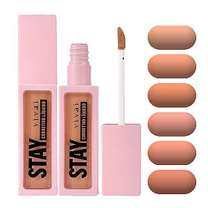 Vivai - Corretivo Liquido Stay 1256 B - 06 Und