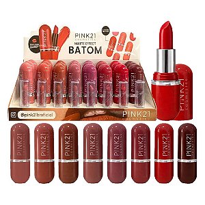 Pink 21 - Batom Matte Effect CS4558 - 24 Und