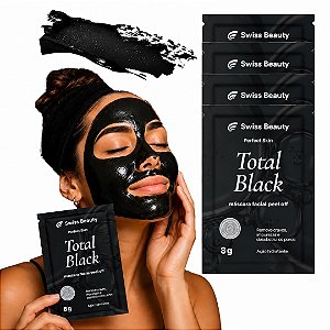 Swiss Beauty - Mascara Facial Total Black  - 10 Und