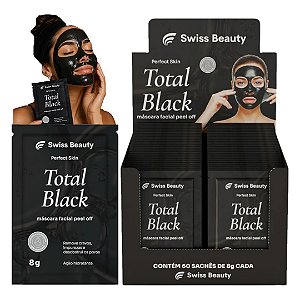 Swiss Beauty - Mascara Facial Total Black  - 60 Und