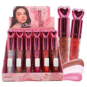 Sarahs Beauty - Lip Gloss Coração CS6523 - 24 Und