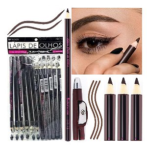 Bella Femme - Lapis de Olho Marrom c Apontador BF10002 - 144 Und