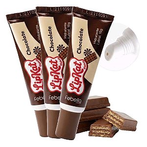 Febella - Hidratante Labial Chocolate LipKat LGK0126 - 06 Und
