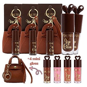 Femme Paris - Lip Gloss Chaveiro Bolsa FR203 - 06 Und