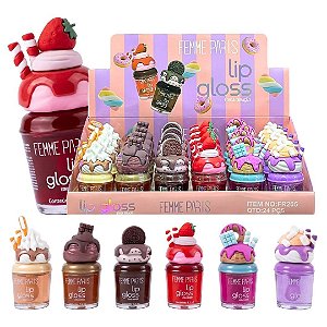 Femme Paris - Lip Gloss Fofo Sobremesa FR205 - 24 Und