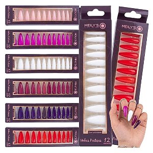 Meilys - Unhas Posticas Autocolante MU6003 - 6 Und
