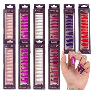 Meilys - Unhas Posticas Autocolante MU6003 - 12 Und