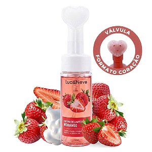 Lua e Neve - Espuma de Limpeza Coração Morango LN5501011