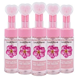 Lua e Neve - Espuma de Limpeza Coração Rosa Mosqueta LN5501012 - 12 Und
