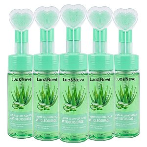 Lua e Neve - Espuma de Limpeza Coração Antioleosidade LN5501015 - 12 Und