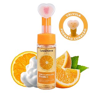 Lua e Neve - Espuma de Limpeza Coração Vitamina C LN5501016