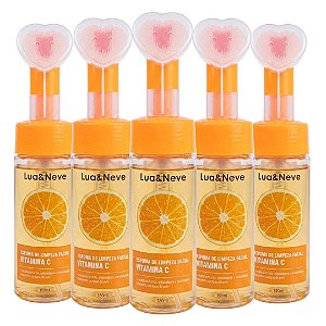 Lua e Neve - Espuma de Limpeza Coração Vitamina C LN5501016 - 12 Und
