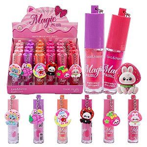 Lua e Neve -  Lip Gloss Magic Fofo LN14033 - 24 Und
