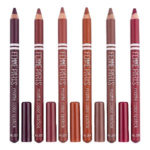 Femme Paris - Lapis Labial Matte Color Lipstick FR058 - 06 Und