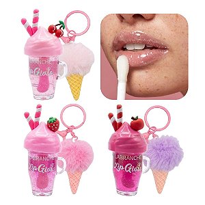 Labranche - Lip Gloss com Chaveiro Milk Shake LA1248 Unitários ( Validade: 01/2031 )