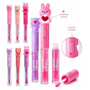 Vivai - Gloss Lume Fofo com Luz 3396 - 06 Und