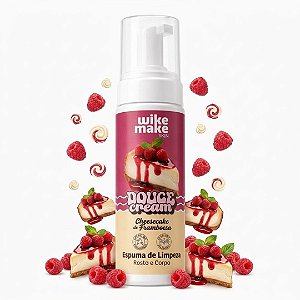 Wike Make - Espuma de Limpeza Cheesecake de Framboesa Douce Cream WM0054A