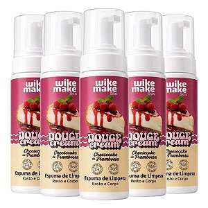 Wike Make - Espuma de Limpeza Cheesecake de Framboesa Douce Cream WM0054A - 12 Und