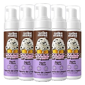 Wike Make - Espuma de Limpeza Sorvete de Flocos Douce Cream WM0054D - 12Und