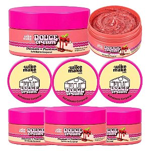 Wike Make - Esfoliante Corporal Cheesecake de Framboesa Douce Cream WM0055A - 12 Und