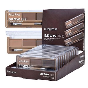 Ruby Rose - Sombra para Sobrancelha Brow me Ruby Rose E2516 BM01 - 12 Und