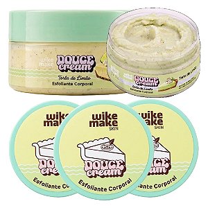 Wike Make - Esfoliante Corporal Torta de Limão Douce Cream WM0055C - 06 Und