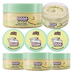 Wike Make - Esfoliante Corporal Torta de Limão Douce Cream WM0055C - 12 Und