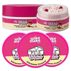 Wike Make - Hidratante Corporal Cheesecake de Framboesa Douce Cream WM0056A - 06 Und