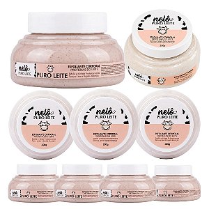 Nelo - Esfoliante Corporal Puro Leite NL0082 - 12 Und