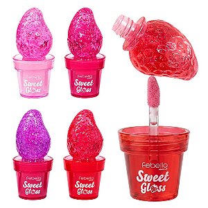 Febella - Lip Gloss Moranguinho Sweet Gloss  BM40143 - 04 Und