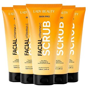 Lady Beauty - Esfoliante Facial Vitamina C Skin Pro PRO38 - 12 Und (Validade: 07/2029)