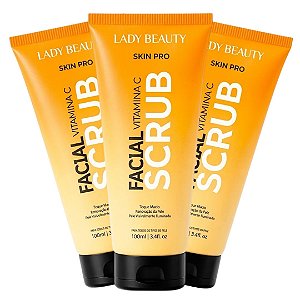 Lady Beauty - Esfoliante Facial Vitamina C Skin Pro PRO38 - 06 Und (Validade: 07/2029)