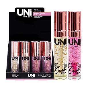 Uni Makeup - Lip Gloss Gold LG131DS - 24 Und