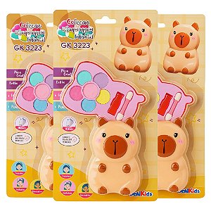 Goal Kids - Kit de Maquiagem Capivara Fofo GK3223 - 12 Und