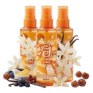 Ruby Rose - Body Splash Desodorente Colonia Baunilha Vanillove B5306 - 03 Und (Validade: 05/2029)