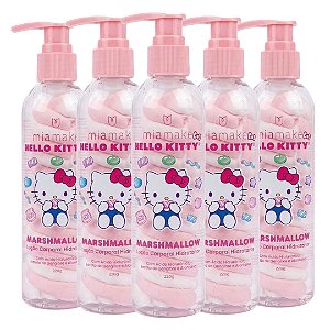 Mia Make - Loção Corporal Hidratante Marshmallow Hello Kitty 667 - 12 Und (Validade: 08/2028)