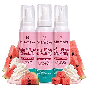 Mia Make - Sabonete Body Mousse Chantilly Melancia 583 - 06 Und (Validade: 08/2028)
