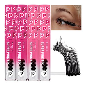 Pink 21 - Mascara para Sobrancelha Incolor Super Pink Fix CS7097 - 06 Und ( Validade:03/2029)