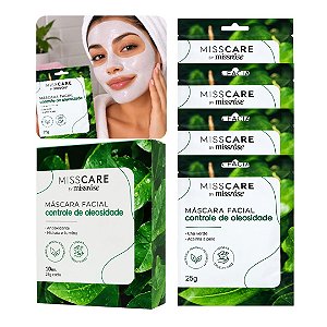 Miss Rose - Mascara Facial  Controle de Oleosidade - 10 Und