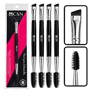 Cisne - Pincel Duplo Escova e Chanfrado CP48O - 06 Und