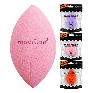 Macrilan - Esponja para Maquiagem Sem Latex EP24 - 06 Und