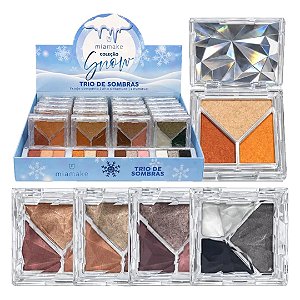 Mia Make - Trio de Sombras Snow 638 - 24 Und