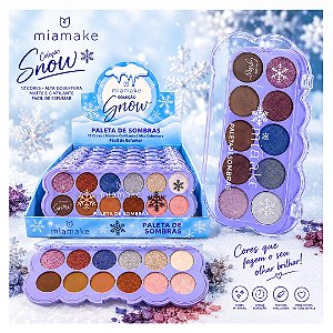 Mia Make - Paleta de Sombras Snow 640 - 12 Und
