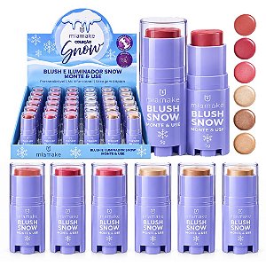 Mia Make - Blush e Iluminador Snow Monte & Use 639 - 36 Und