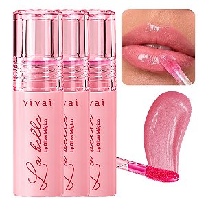 Vivai - Lip Gloss Mágico La Belle 3293 - 06 Und