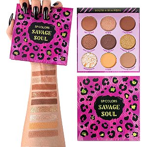 SP Colors - Savage Soul Paleta de Sombras SP344