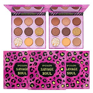 SP Colors - Savage Soul Paleta de Sombras SP344 - 06un
