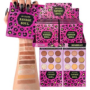 SP Colors - Savage Soul Paleta de Sombras SP344 - 12 und