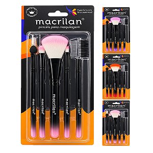 Macrilan - kit de Pincéis Para Maquiagem KP528